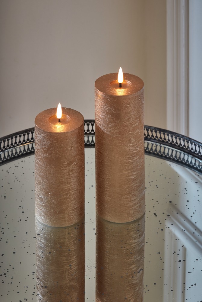 Metallic Candle | Set of 2