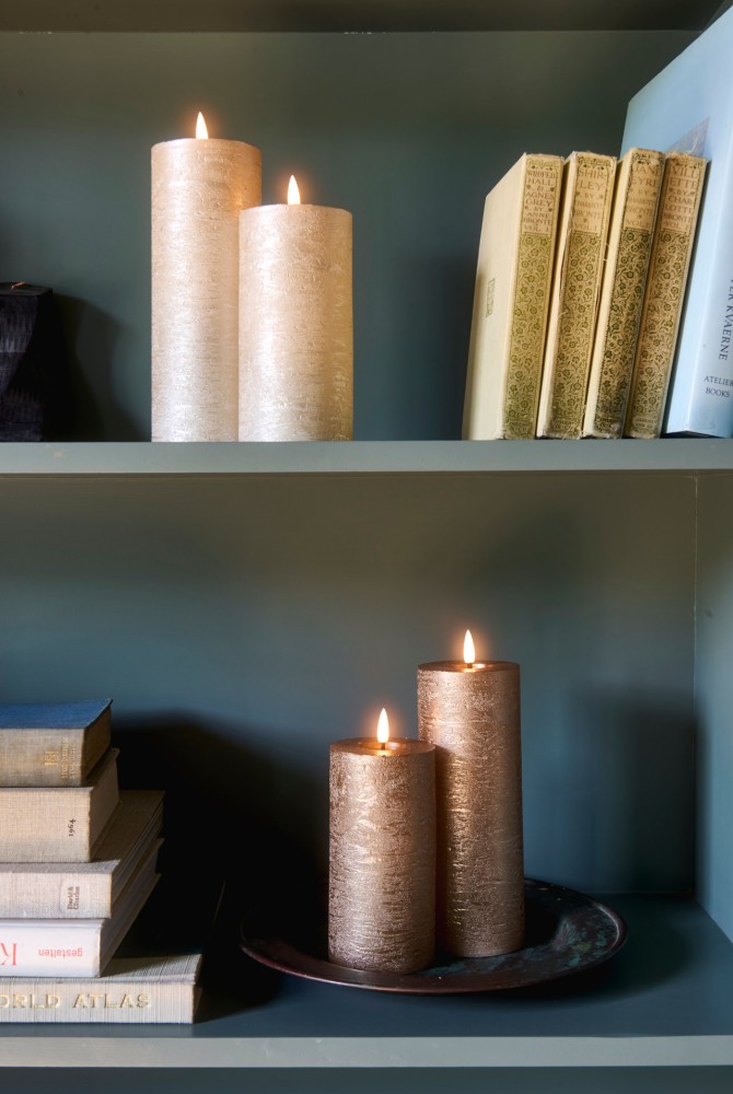 Metallic Candle | Set of 2
