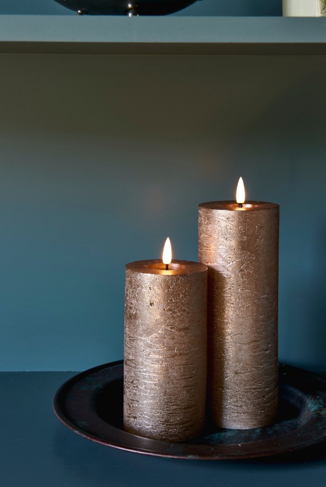 Metallic Candle | Set of 2