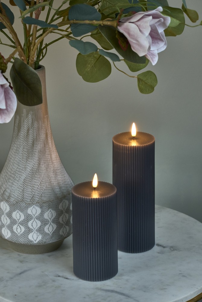 Ribbed Candle | Set of 2