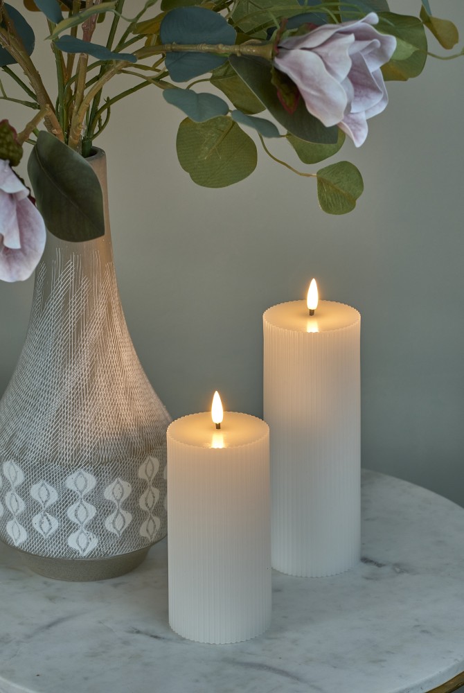 Ribbed Candle | Set of 2