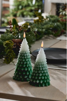 Winter Tree Candles (Set of 2)