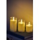 Glass Candle - Set of 3