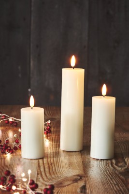 Pillar Candles 5cm | set of 3