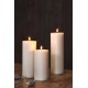 Grand Pillar Candle White 25cm