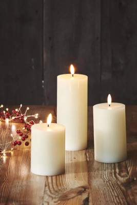 Pillar Candles 7.5cm | set of 3